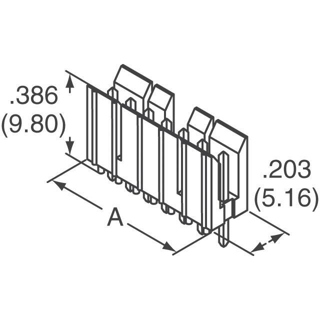 69167-107HLF Amphenol ICC (FCI)  Headers Male Pins